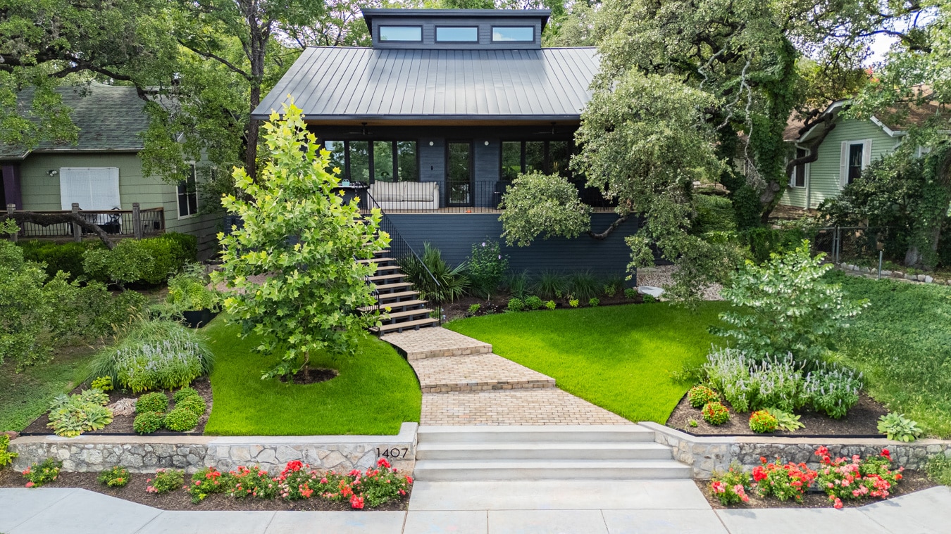 Terraced Front Garden,